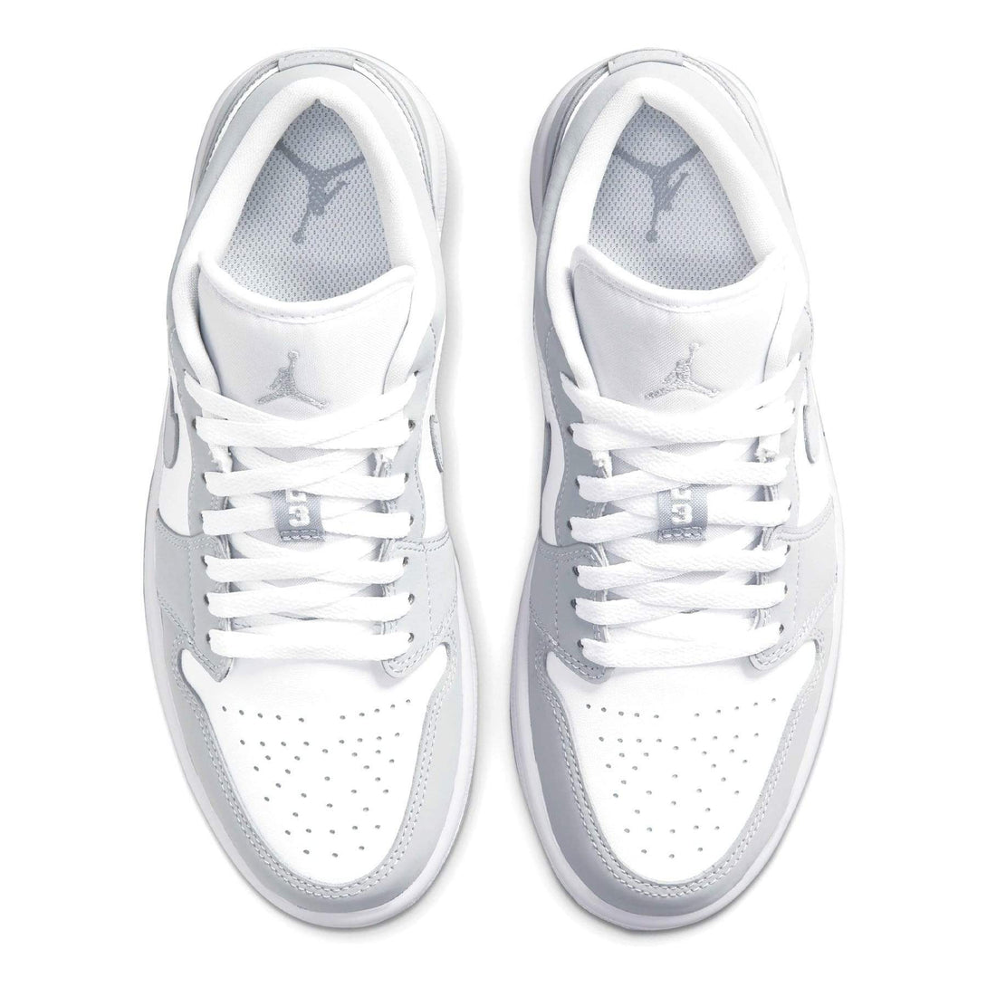 Air Jordan 1 Low Wmns 'White Wolf Grey'- Streetwear Fashion - ellesey.com