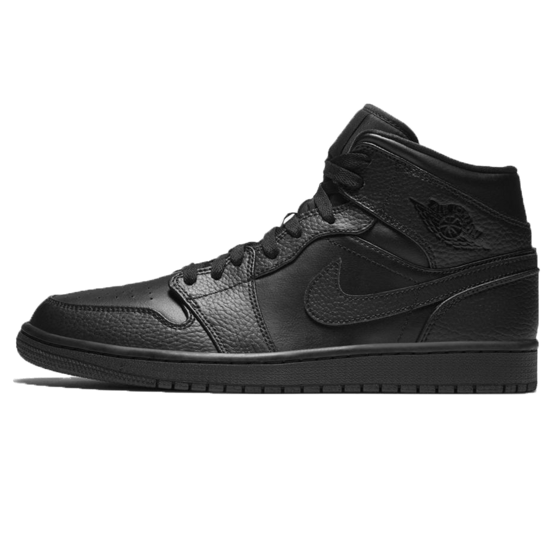 Air Jordan 1 Mid 'Black White'- Streetwear Fashion - ellesey.com