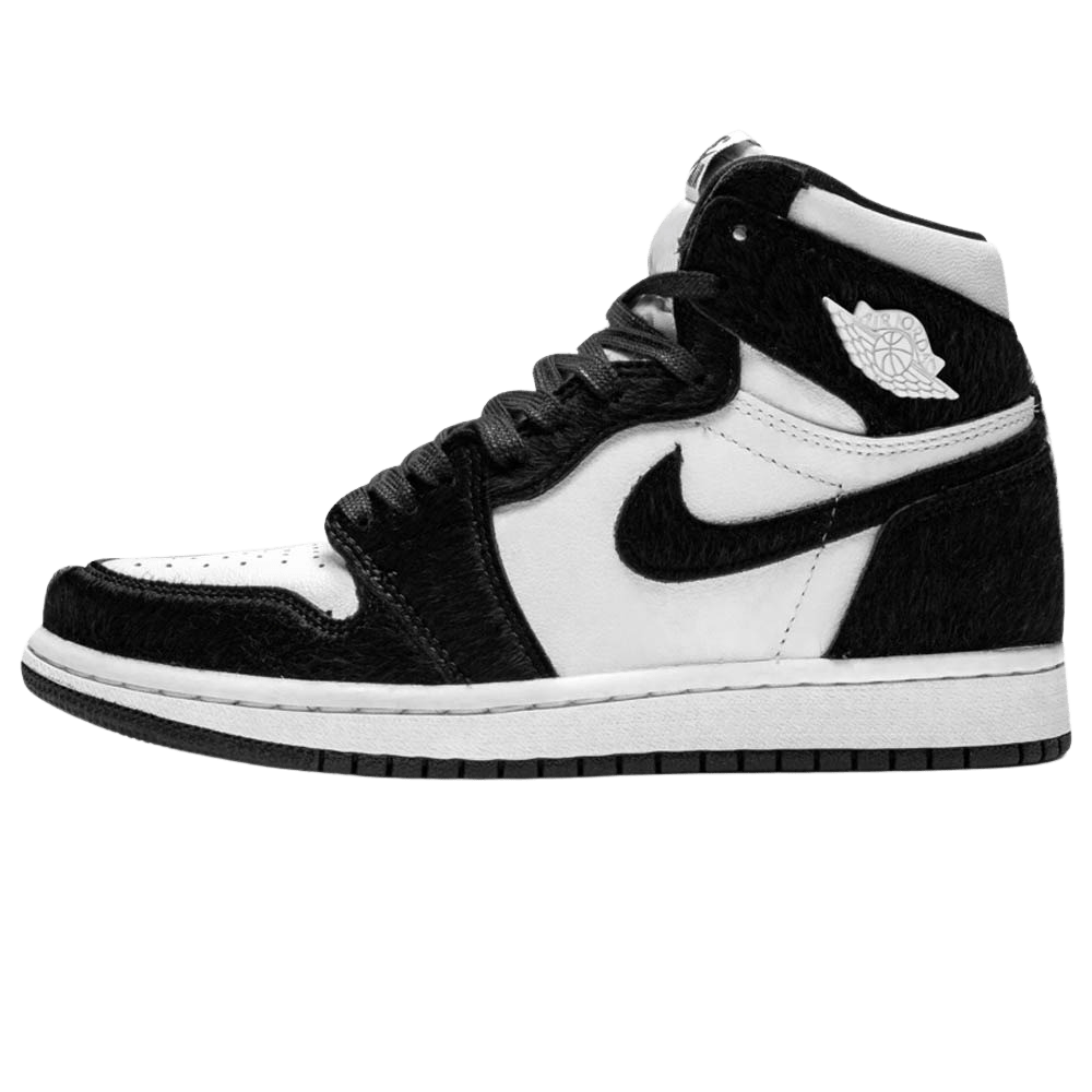 Air Jordan 1 Mid Black White Womens- Streetwear Fashion - ellesey.com