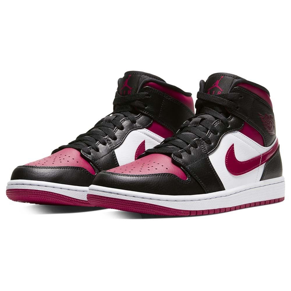 Air Jordan 1 Mid “Bred Toe”- Streetwear Fashion - ellesey.com