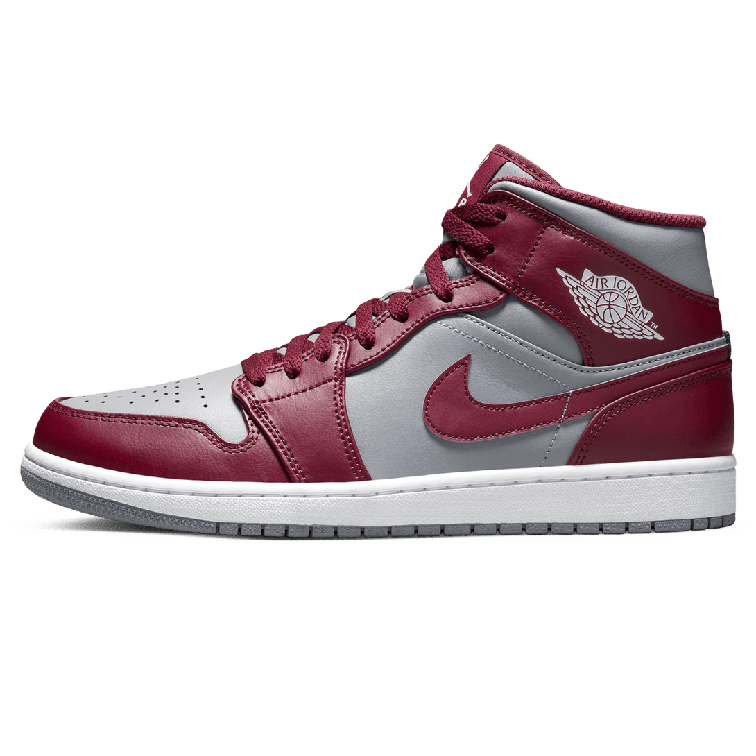 Air Jordan 1 Mid 'Cherrywood Red'- Streetwear Fashion - ellesey.com