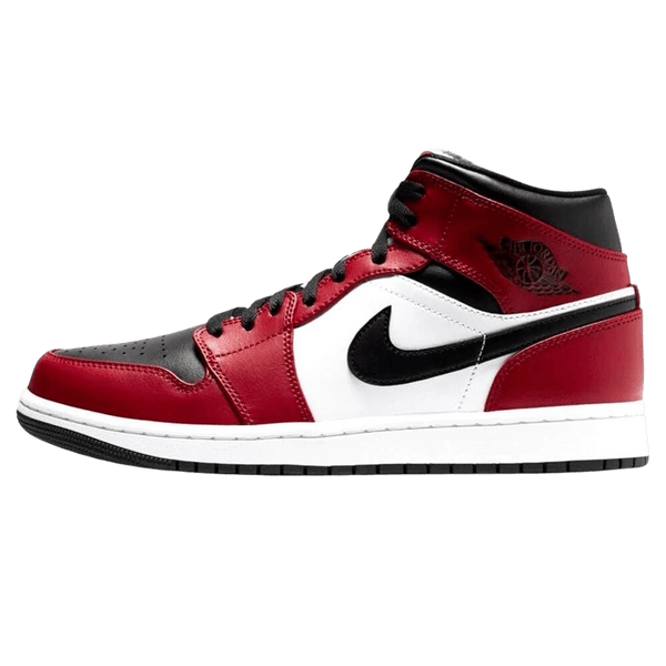 Air Jordan 1 Mid 'Chicago Black Toe'- Streetwear Fashion - ellesey.com