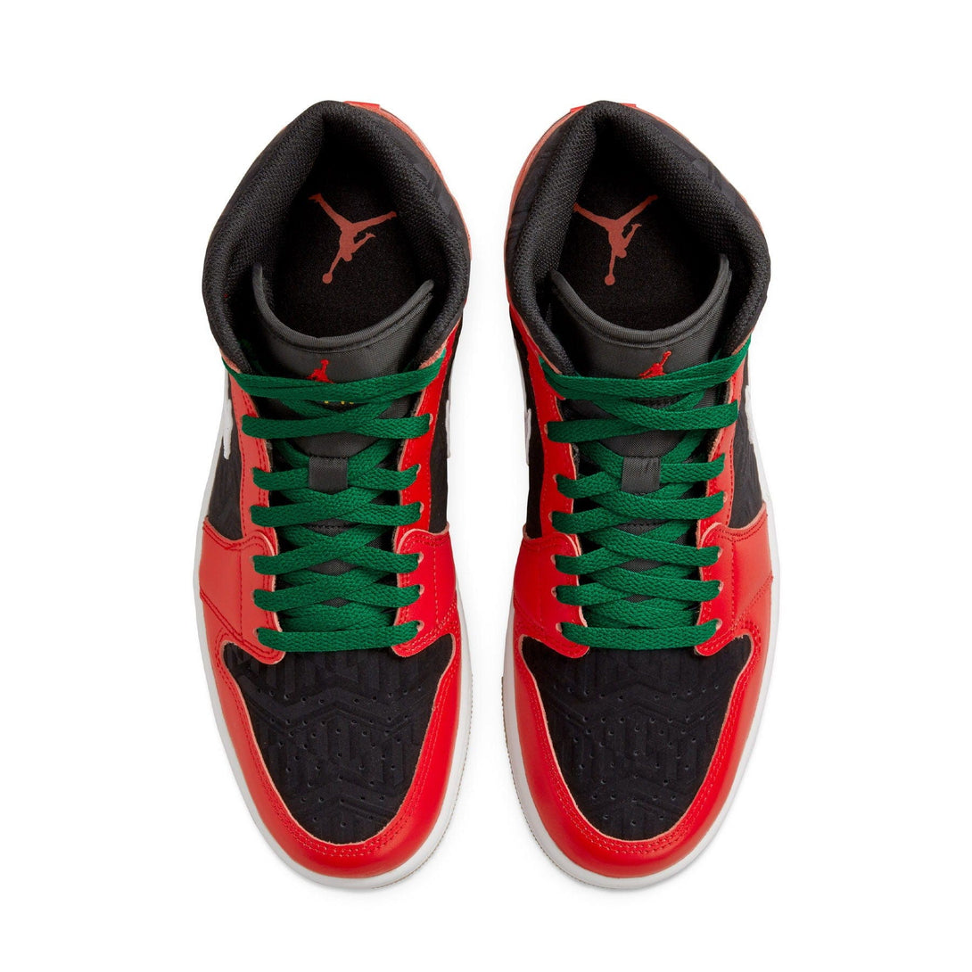 Air Jordan 1 Mid 'Christmas'- Streetwear Fashion - ellesey.com