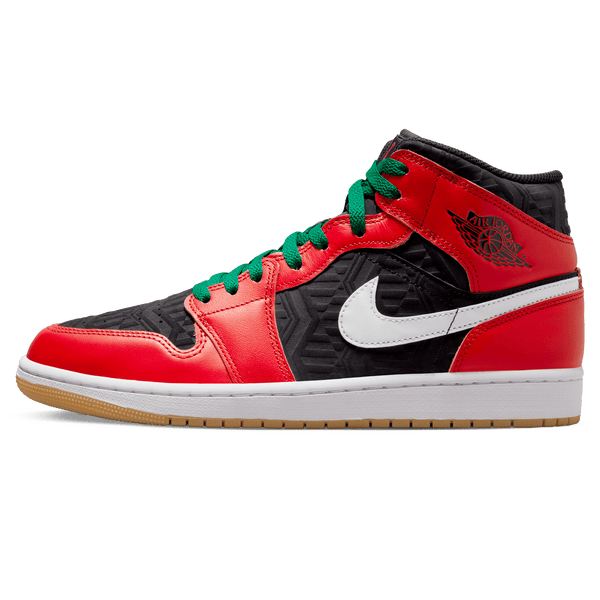 Air Jordan 1 Mid 'Christmas'- Streetwear Fashion - ellesey.com