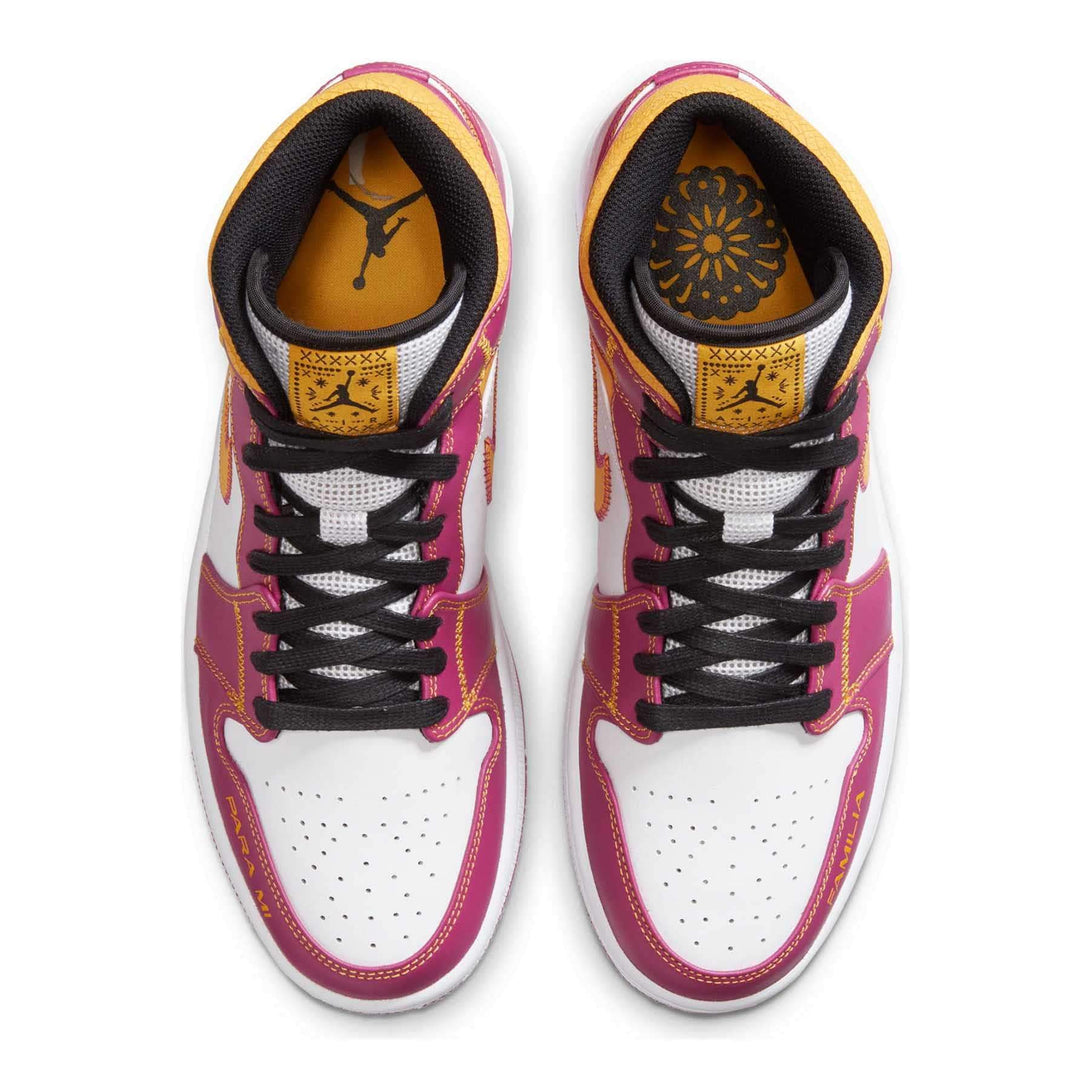 Air Jordan 1 Mid 'Día de Muertos'- Streetwear Fashion - ellesey.com