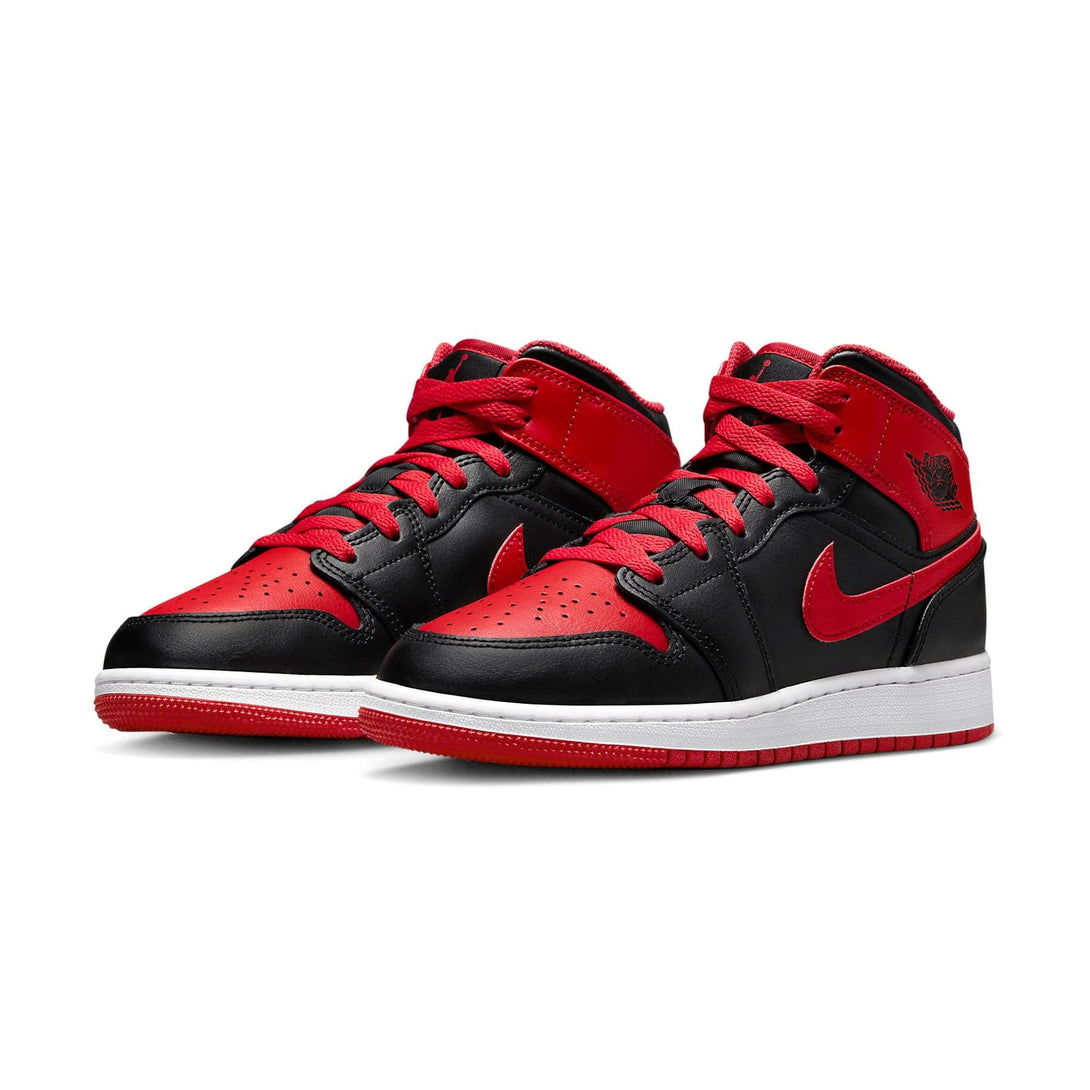 Air Jordan 1 Mid GS 'Alternate Bred'- Streetwear Fashion - ellesey.com