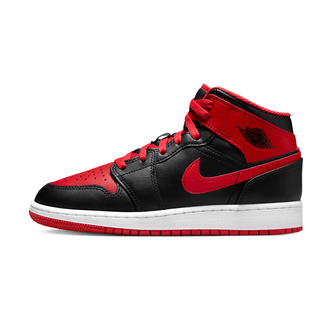 Air Jordan 1 Mid GS 'Alternate Bred'- Streetwear Fashion - ellesey.com