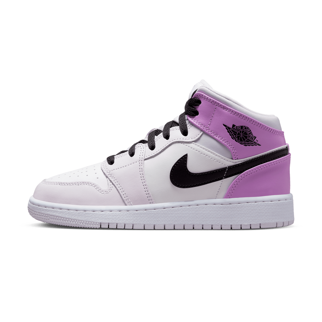 Air Jordan 1 Mid GS 'Barely Grape'- Streetwear Fashion - ellesey.com