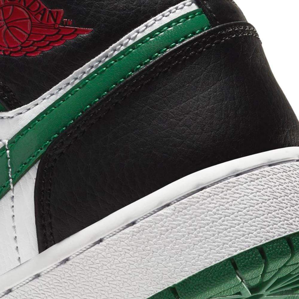 Air Jordan 1 Mid GS 'Black Pine Green'- Streetwear Fashion - ellesey.com