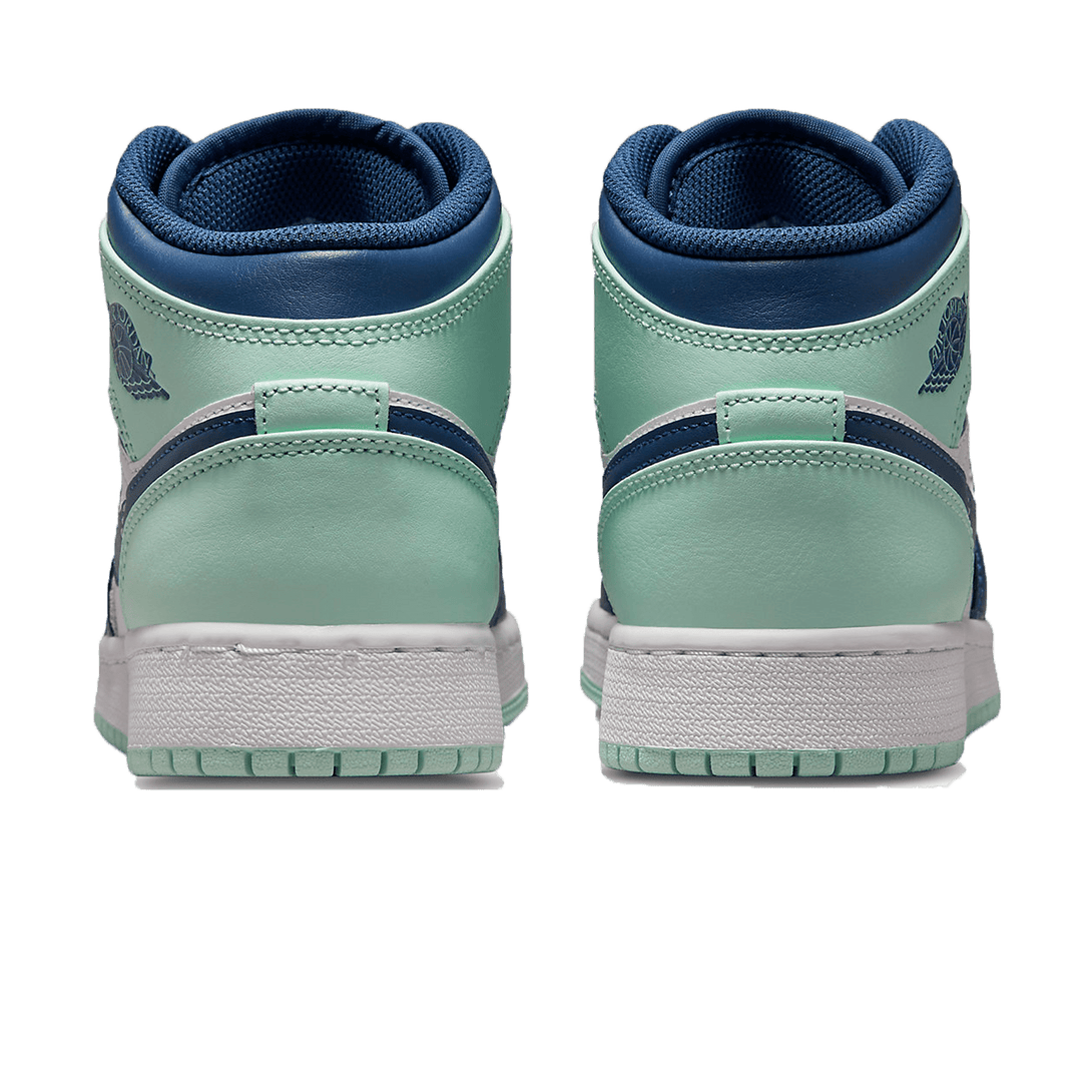 Air Jordan 1 Mid GS 'Blue Mint'- Streetwear Fashion - ellesey.com