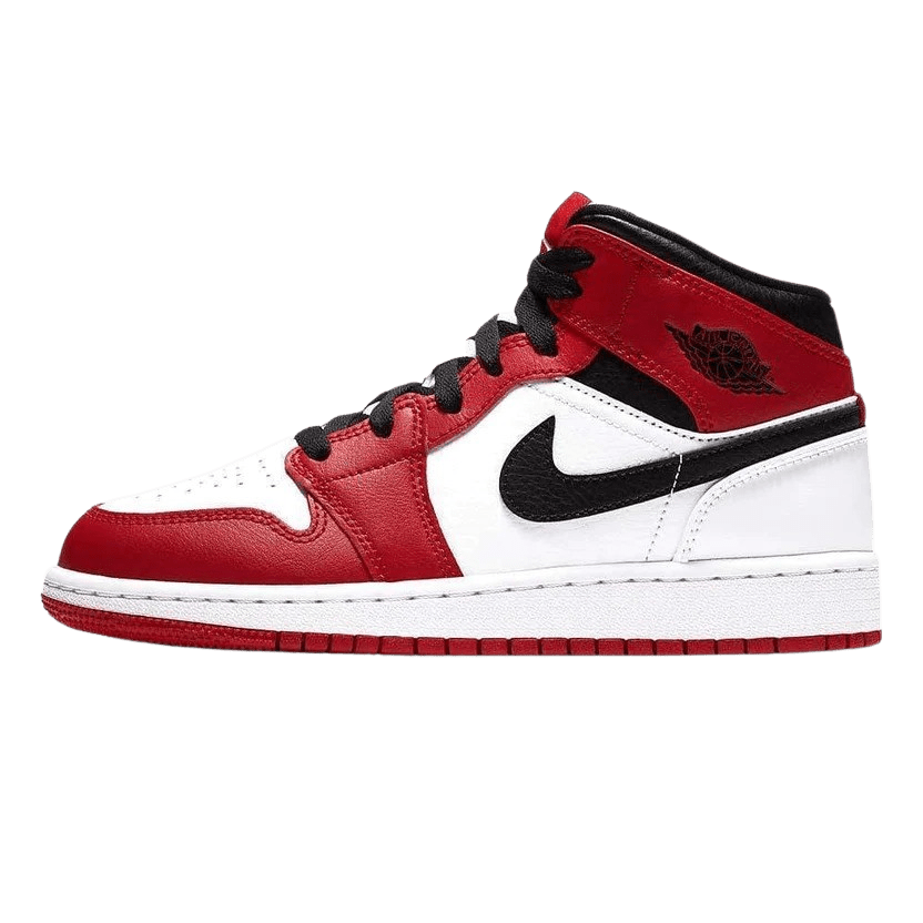 Air Jordan 1 Mid GS Chicago- Streetwear Fashion - ellesey.com