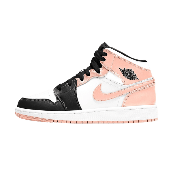 Air Jordan 1 Mid GS 'Crimson Tint'- Streetwear Fashion - ellesey.com