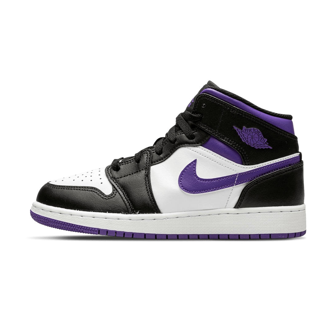 Air Jordan 1 Mid GS 'Dark Iris'- Streetwear Fashion - ellesey.com