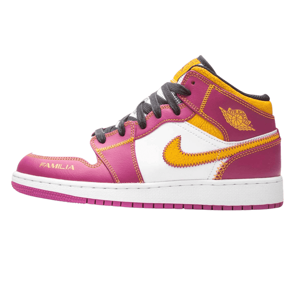 Air Jordan 1 Mid GS 'Día de Muertos'- Streetwear Fashion - ellesey.com