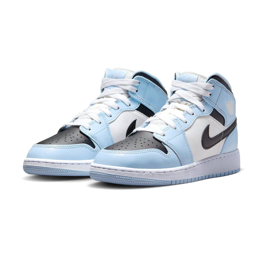 Air Jordan 1 Mid GS 'Ice Blue'- Streetwear Fashion - ellesey.com