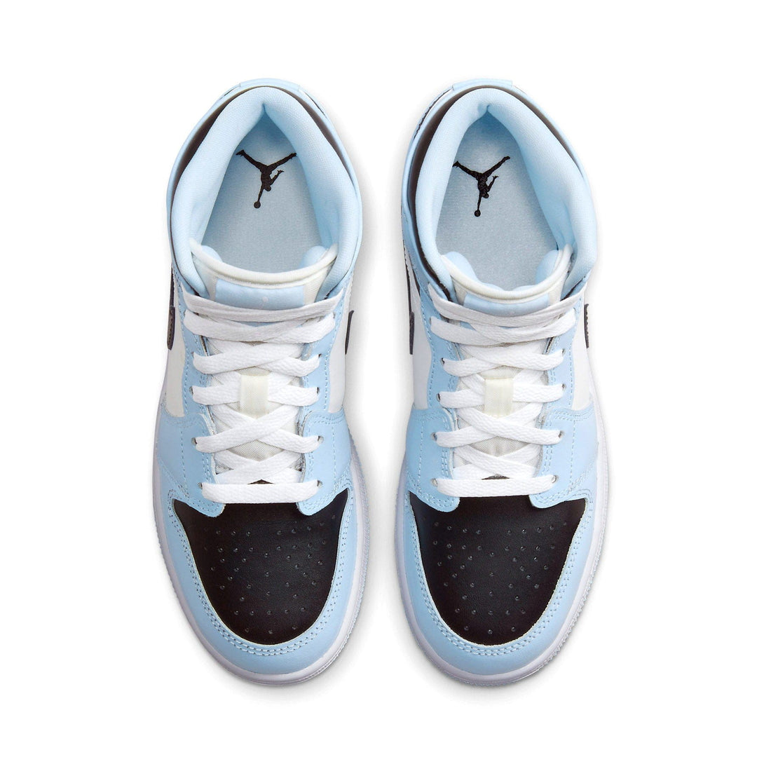 Air Jordan 1 Mid GS 'Ice Blue'- Streetwear Fashion - ellesey.com