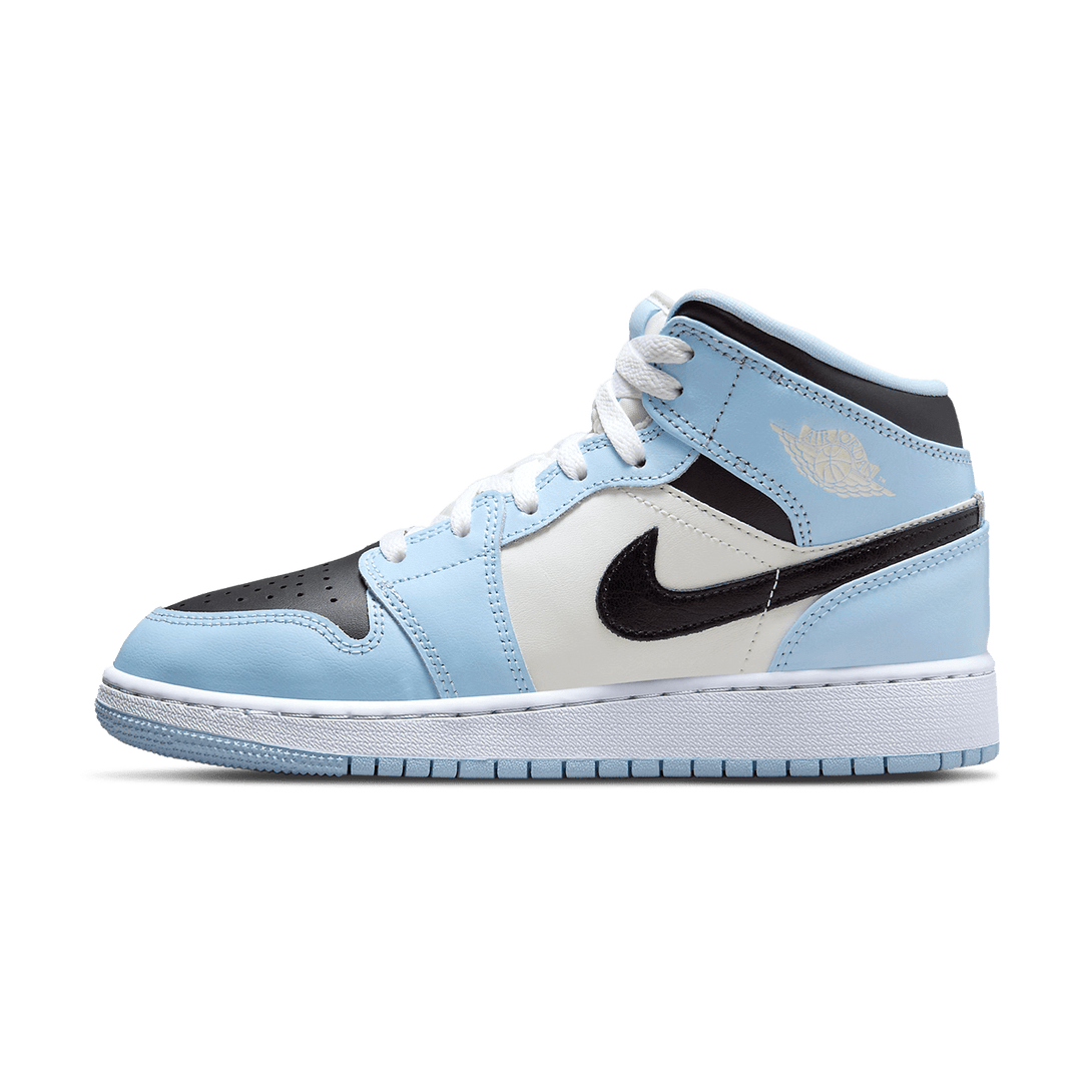 Air Jordan 1 Mid GS 'Ice Blue'- Streetwear Fashion - ellesey.com