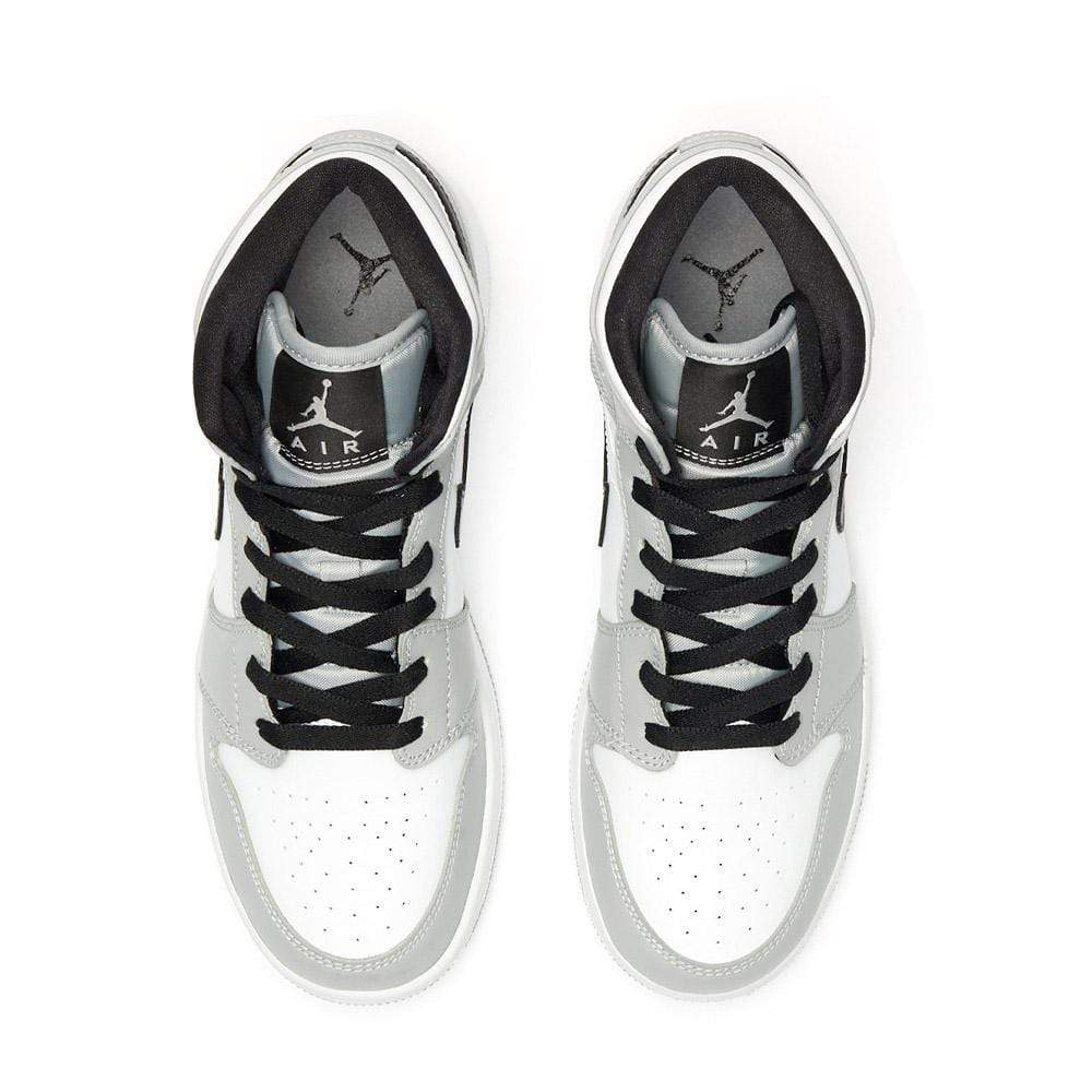 Air Jordan 1 Mid GS "Light Smoke Grey"- Streetwear Fashion - ellesey.com