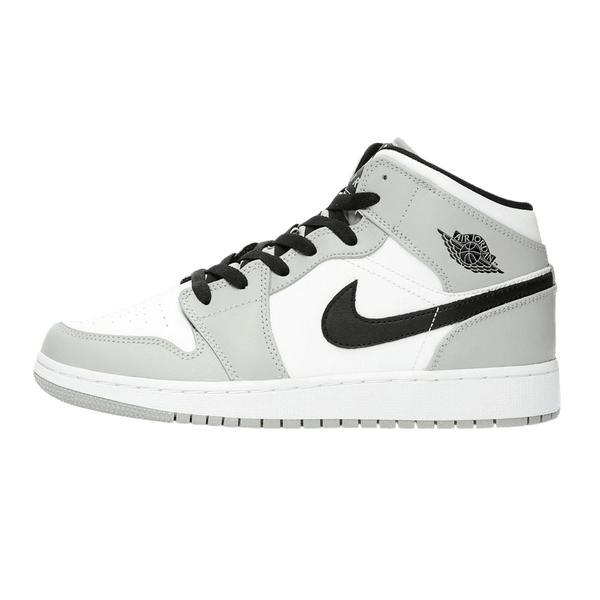 Air Jordan 1 Mid GS "Light Smoke Grey"- Streetwear Fashion - ellesey.com