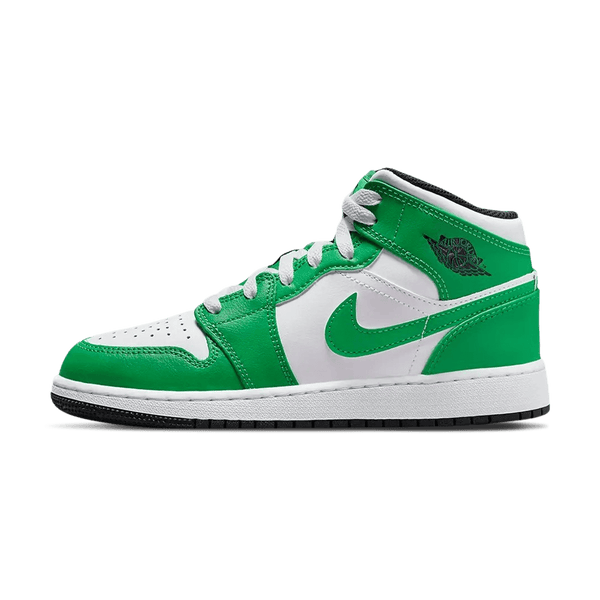 Air Jordan 1 Mid GS 'Lucky Green'- Streetwear Fashion - ellesey.com