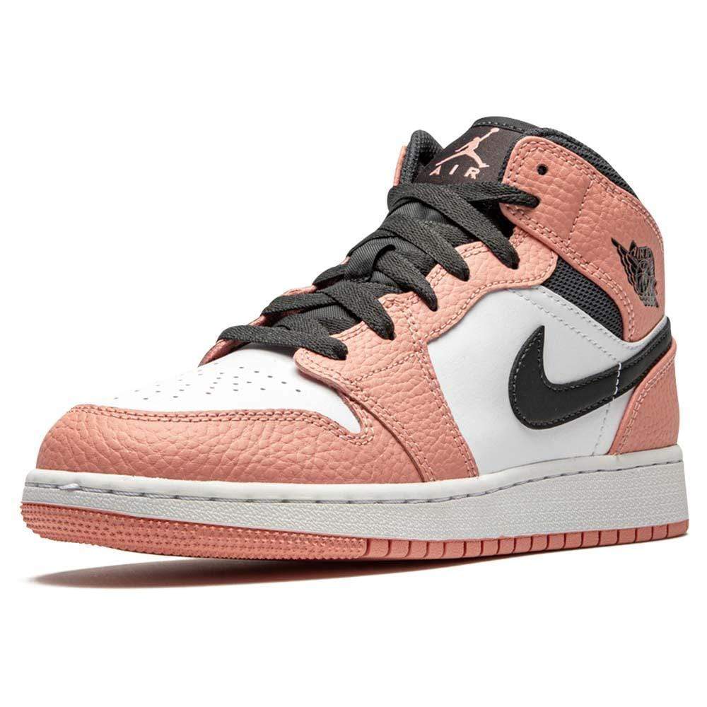 Air Jordan 1 Mid GS ‘Pink Quartz’- Streetwear Fashion - ellesey.com