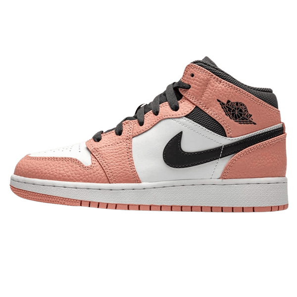 Air Jordan 1 Mid GS ‘Pink Quartz’- Streetwear Fashion - ellesey.com