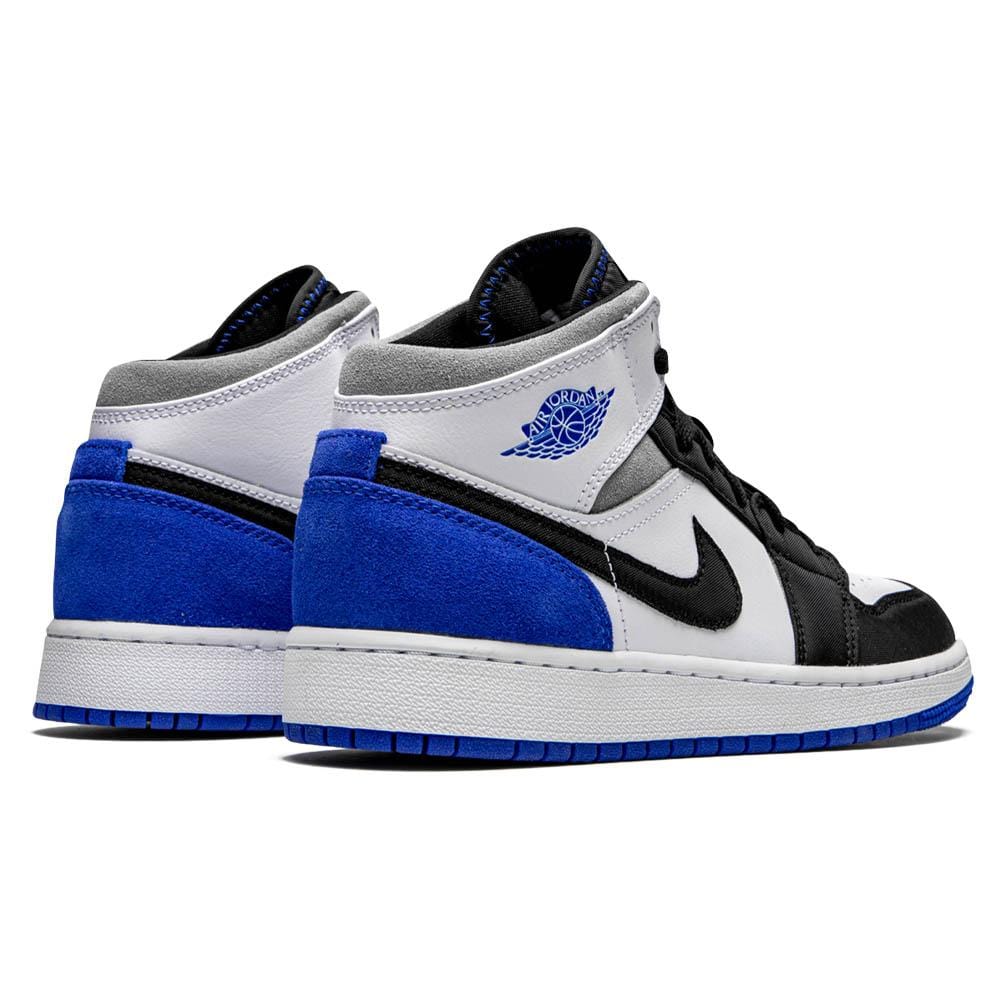 Air Jordan 1 Mid GS 'Royal White'- Streetwear Fashion - ellesey.com