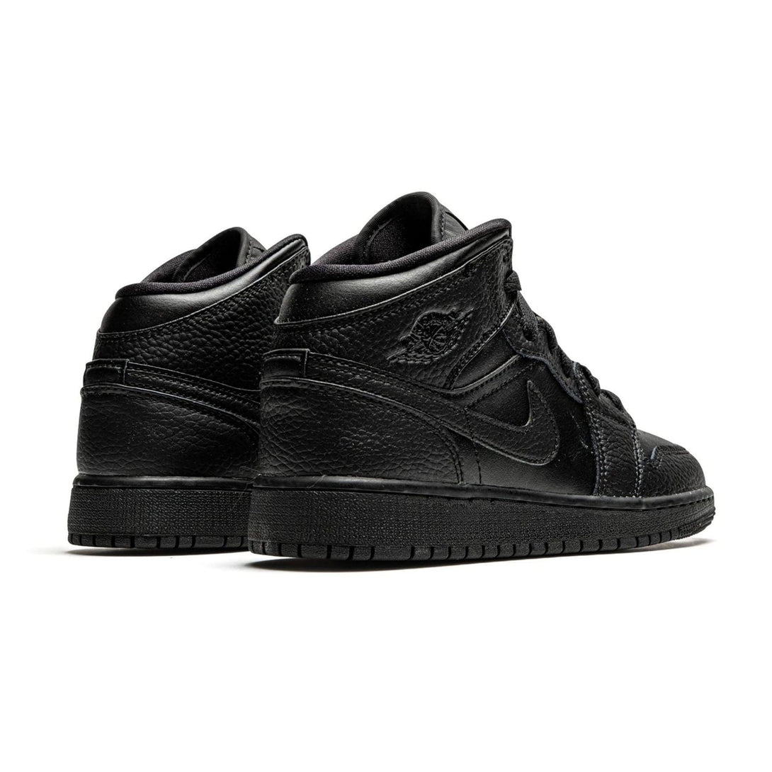 Air Jordan 1 Mid GS 'Triple Black' 2020- Streetwear Fashion - ellesey.com