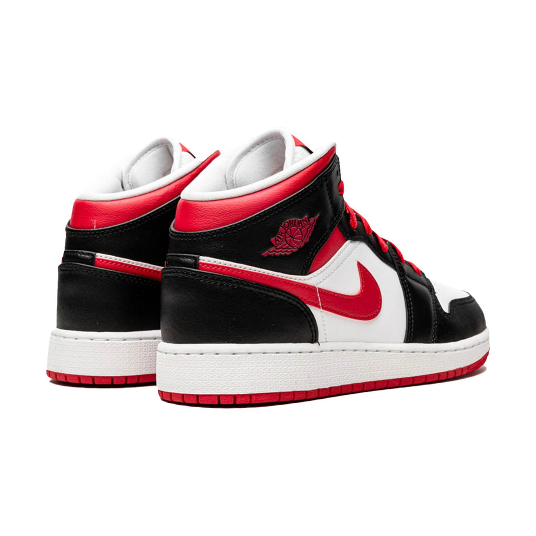 Air Jordan 1 Mid GS 'White Very Berry'- Streetwear Fashion - ellesey.com