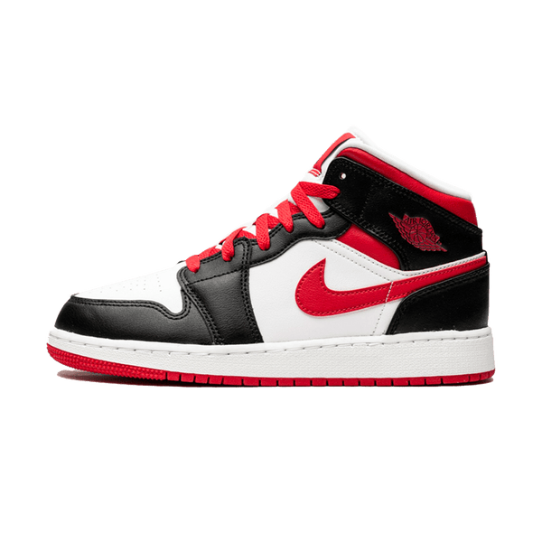 Air Jordan 1 Mid GS 'White Very Berry'- Streetwear Fashion - ellesey.com