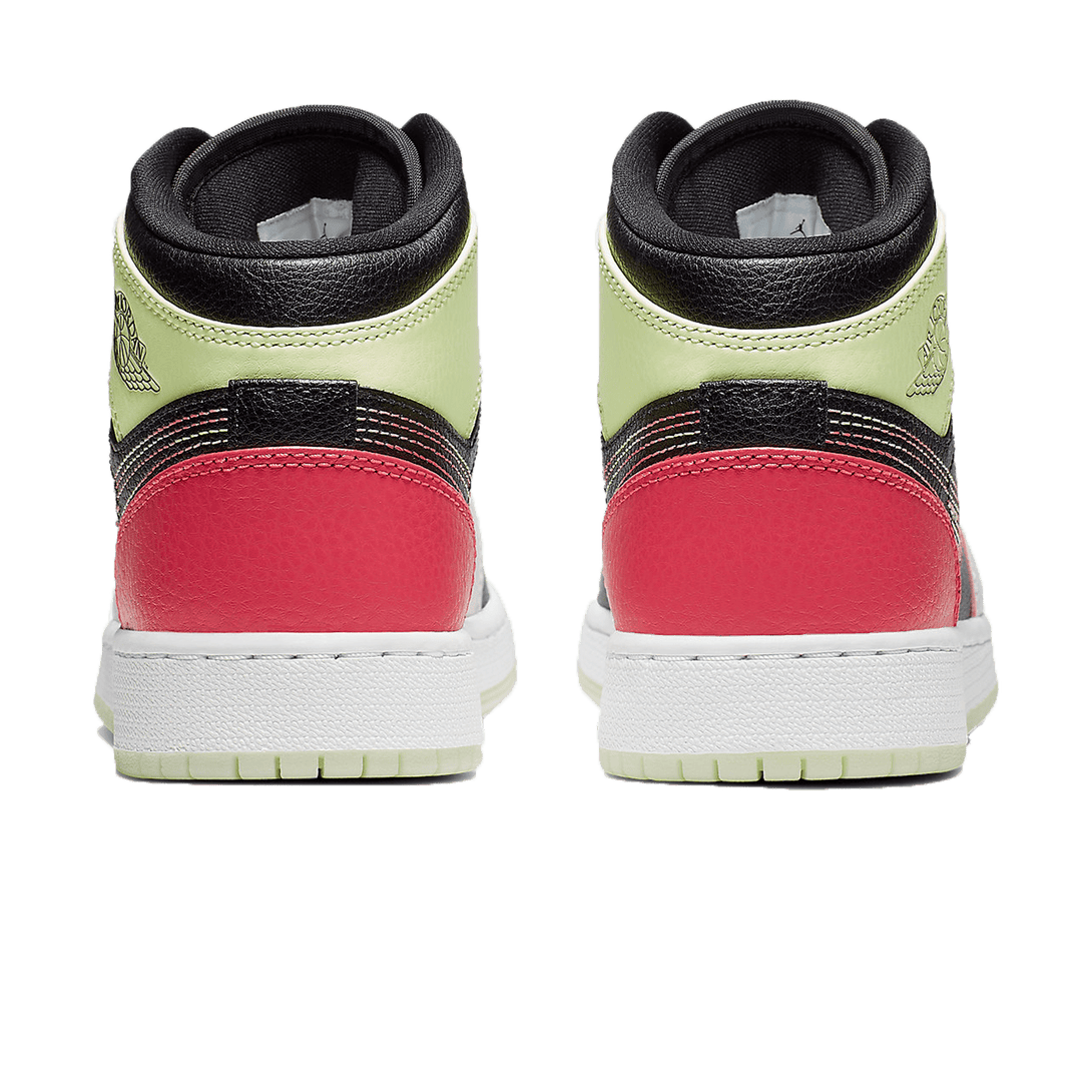 Air Jordan 1 Mid 'Glow In The Dark'- Streetwear Fashion - ellesey.com