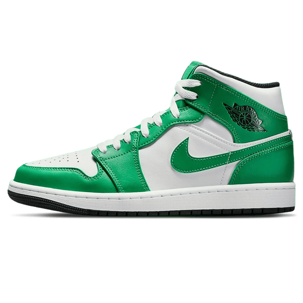 Air Jordan 1 Mid 'Lucky Green'- Streetwear Fashion - ellesey.com