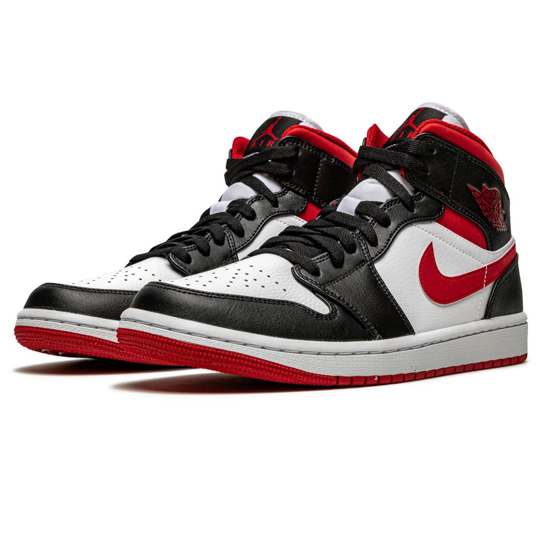 Air Jordan 1 Mid 'Metallic Red'- Streetwear Fashion - ellesey.com