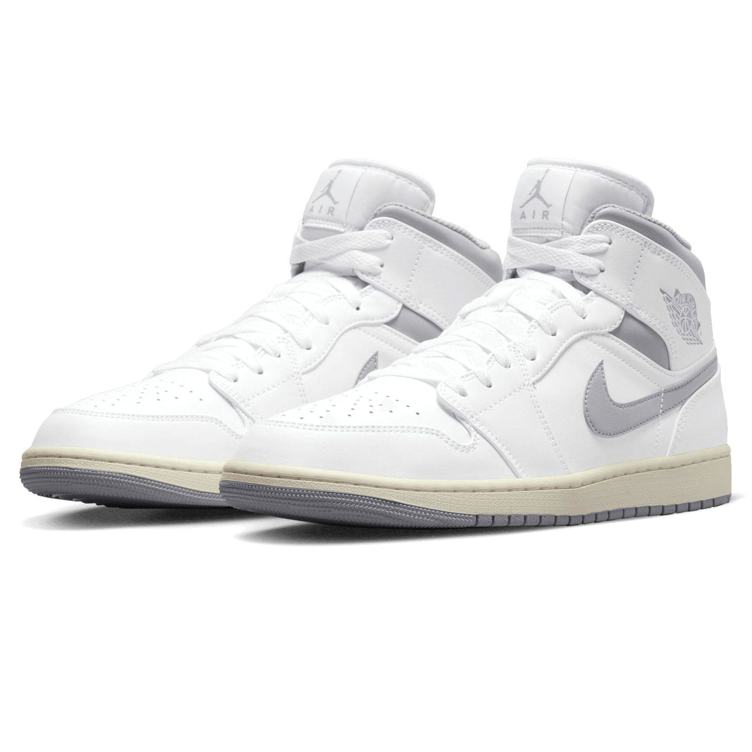 Air Jordan 1 Mid 'Neutral Grey'- Streetwear Fashion - ellesey.com