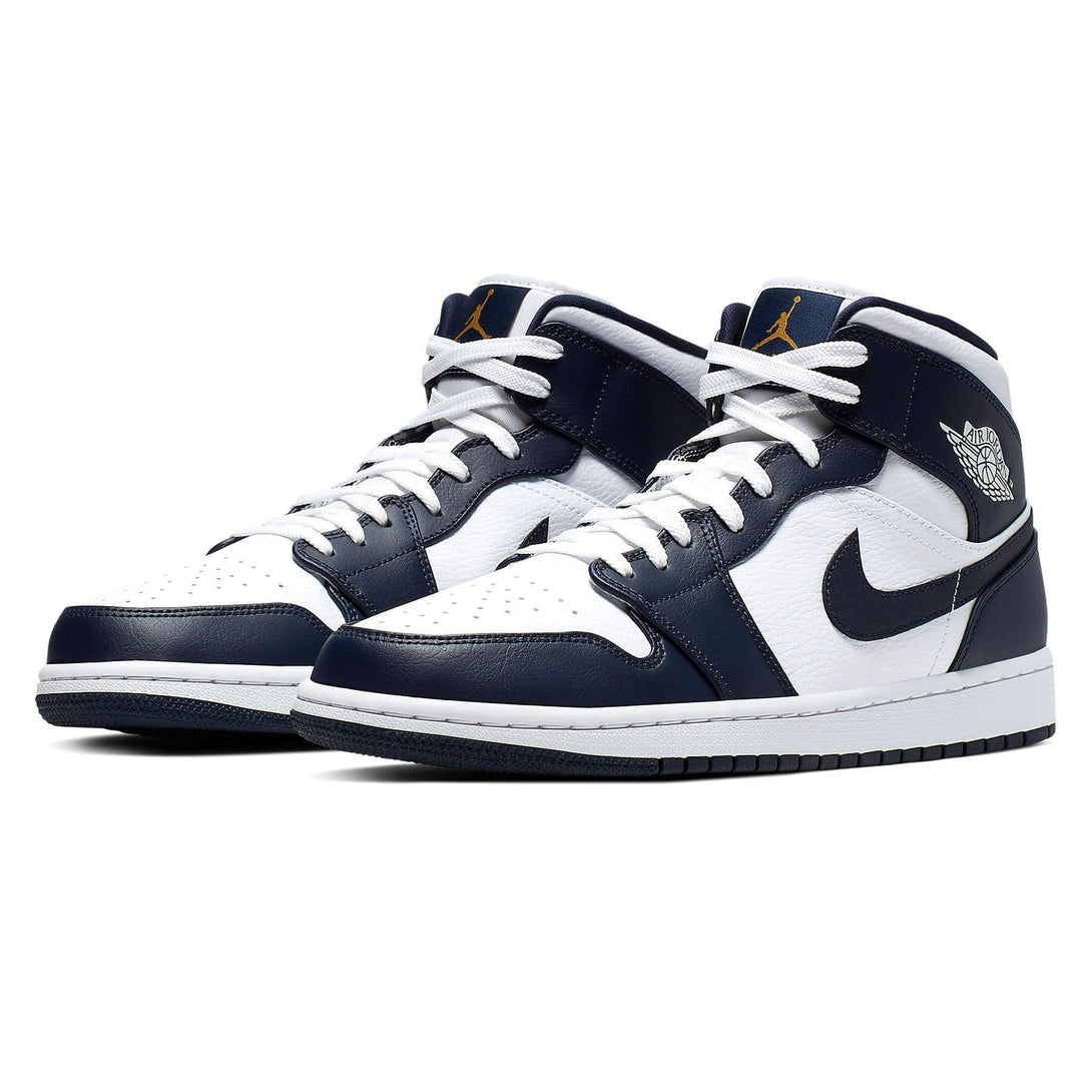 Air Jordan 1 Mid 'Obsidian'- Streetwear Fashion - ellesey.com