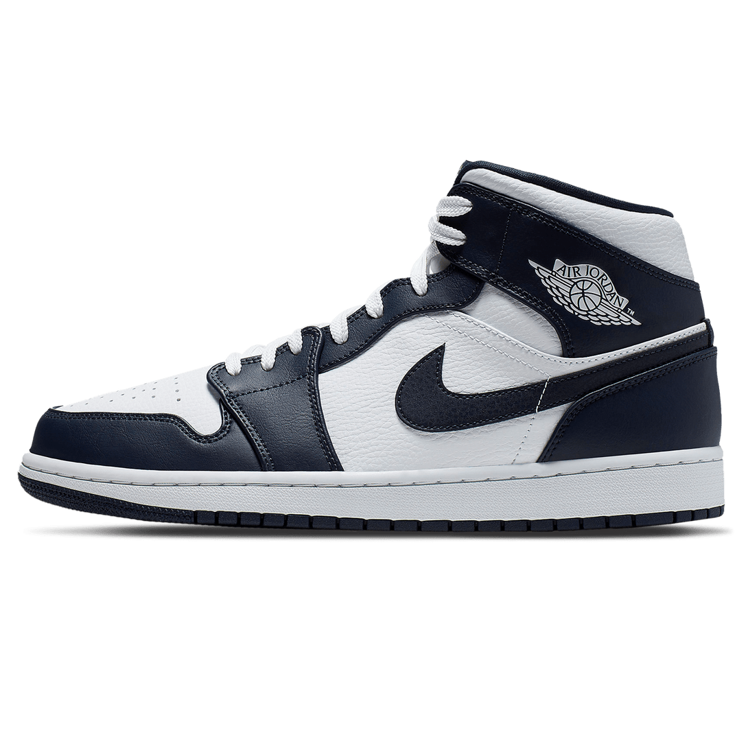 Air Jordan 1 Mid 'Obsidian'- Streetwear Fashion - ellesey.com