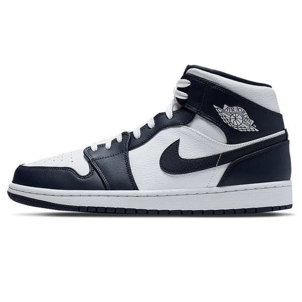 Air Jordan 1 Mid 'Obsidian'- Streetwear Fashion - ellesey.com