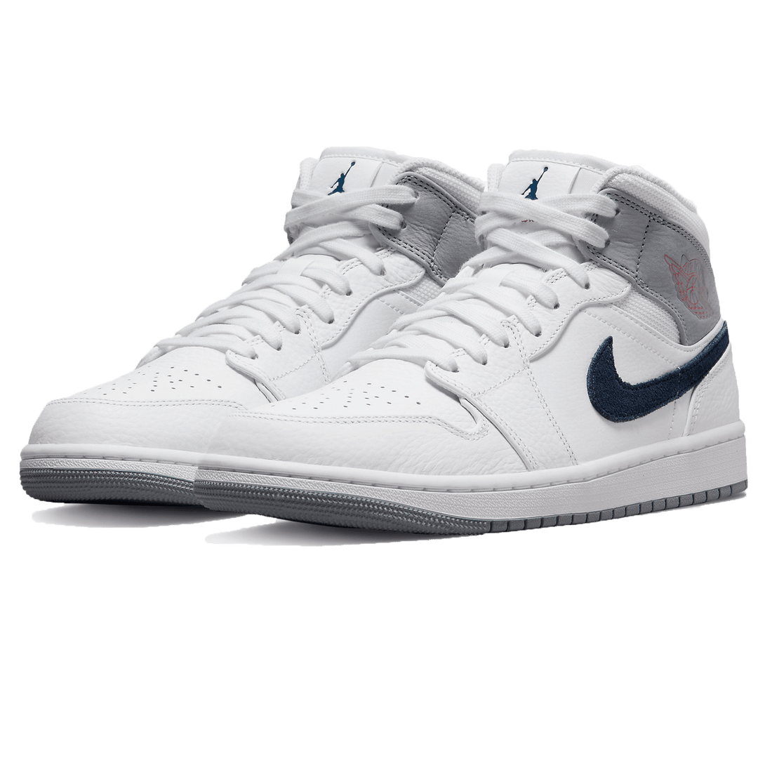 Air Jordan 1 Mid 'Paris'- Streetwear Fashion - ellesey.com