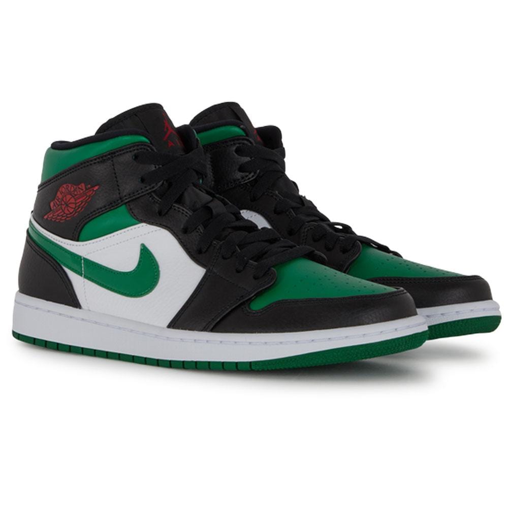 Air Jordan 1 Mid 'Pine Green'- Streetwear Fashion - ellesey.com