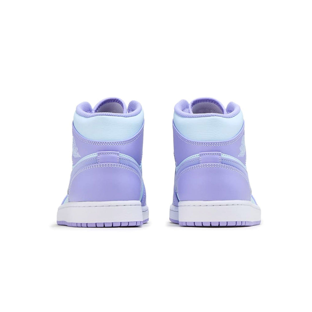 Air Jordan 1 Mid 'Purple Aqua'- Streetwear Fashion - ellesey.com