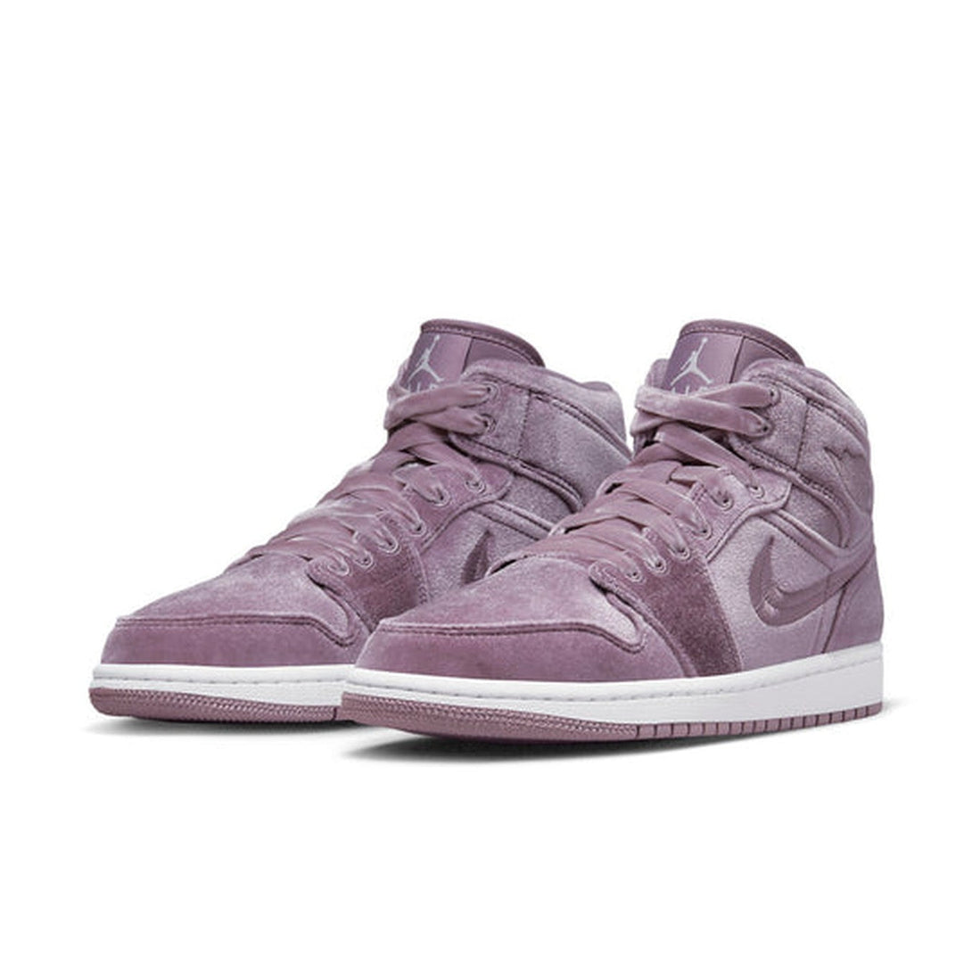 Air Jordan 1 Mid 'Purple Velvet' Wmns- Streetwear Fashion - ellesey.com