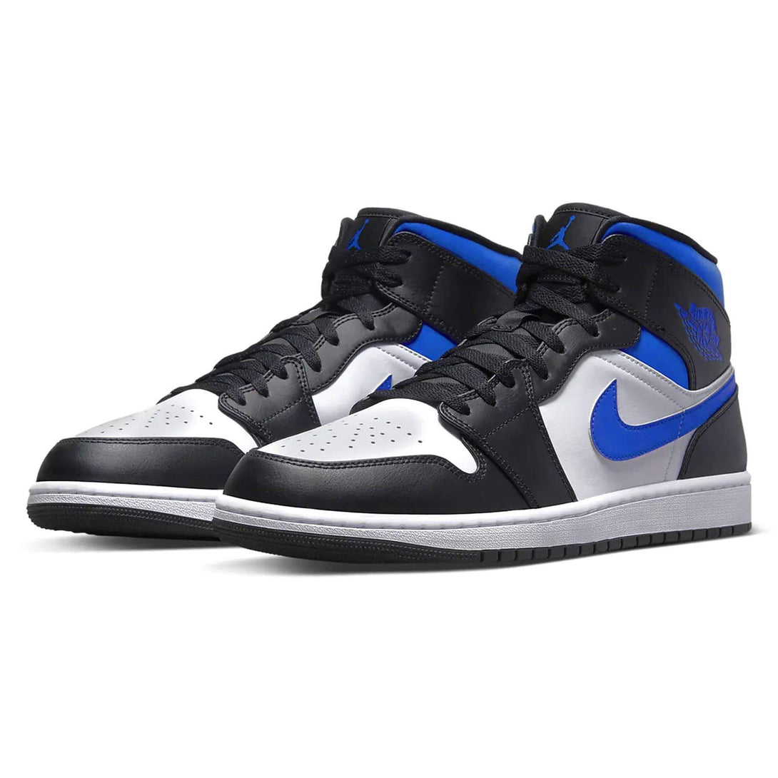 Air Jordan 1 Mid 'Racer Blue'- Streetwear Fashion - ellesey.com