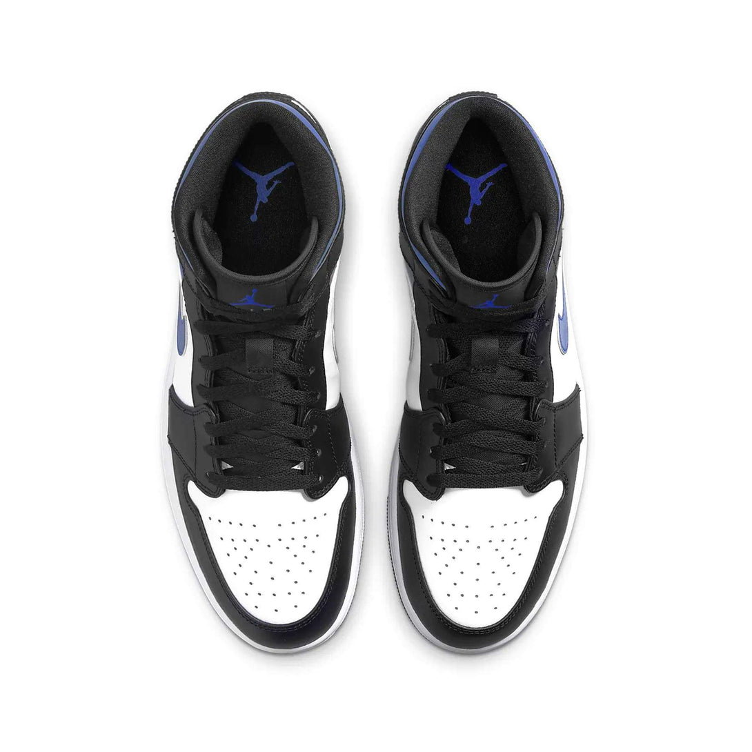 Air Jordan 1 Mid 'Racer Blue'- Streetwear Fashion - ellesey.com