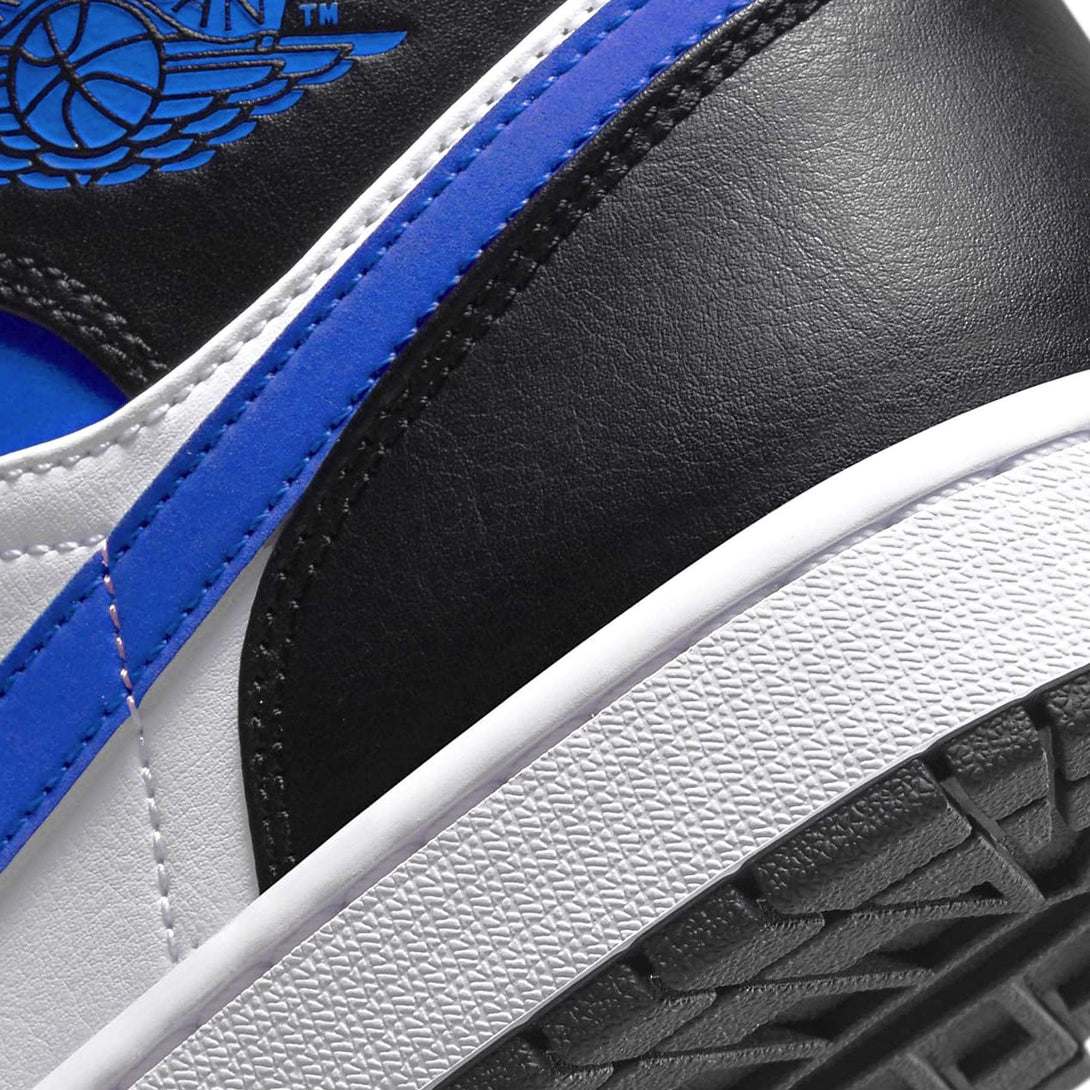 Air Jordan 1 Mid 'Racer Blue'- Streetwear Fashion - ellesey.com