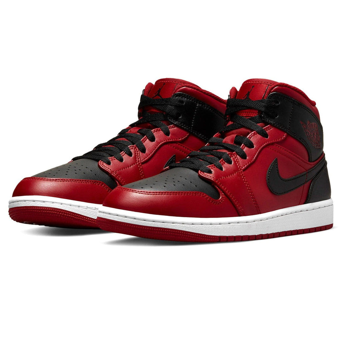 Air Jordan 1 Mid 'Reverse Bred'- Streetwear Fashion - ellesey.com