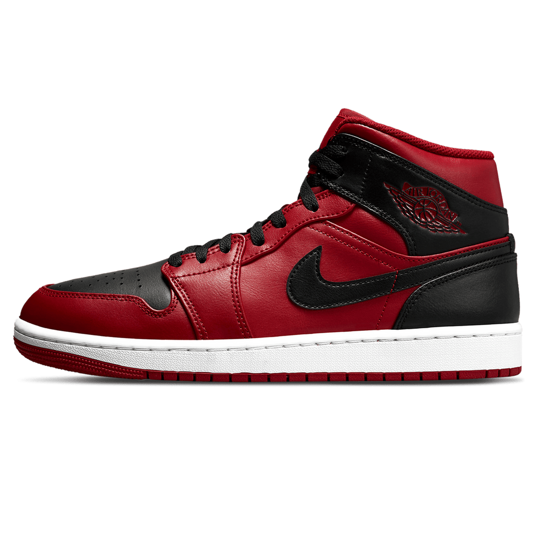 Air Jordan 1 Mid 'Reverse Bred'- Streetwear Fashion - ellesey.com