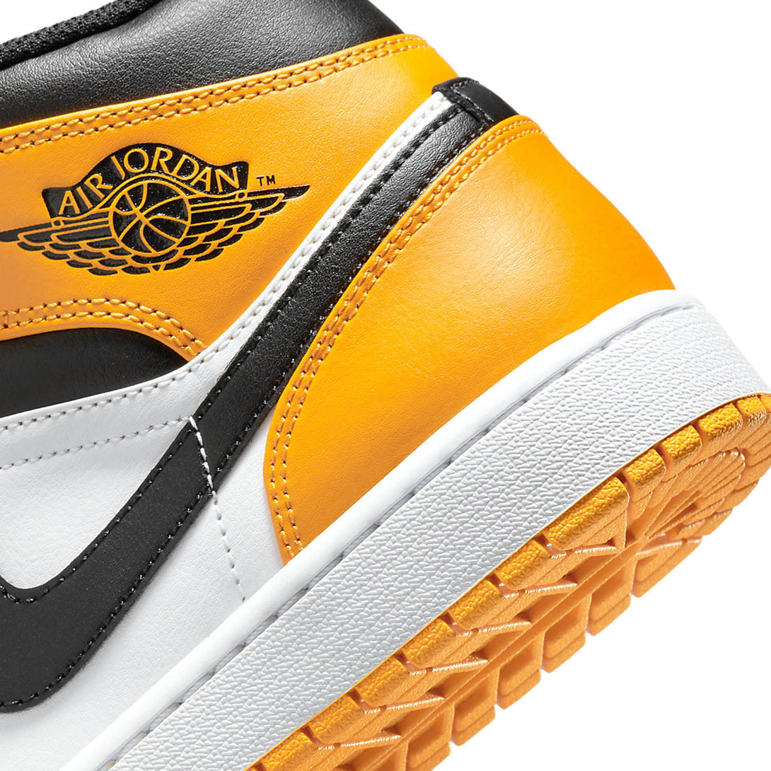 Air Jordan 1 Mid 'Reverse Yellow Toe'- Streetwear Fashion - ellesey.com