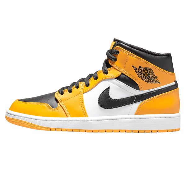 Air Jordan 1 Mid 'Reverse Yellow Toe'- Streetwear Fashion - ellesey.com