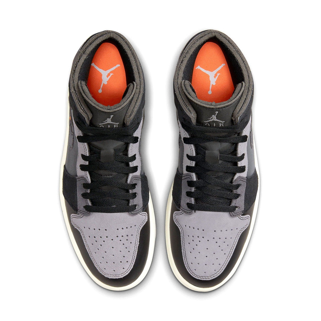 Air Jordan 1 Mid SE Craft 'Inside Out - Black'- Streetwear Fashion - ellesey.com