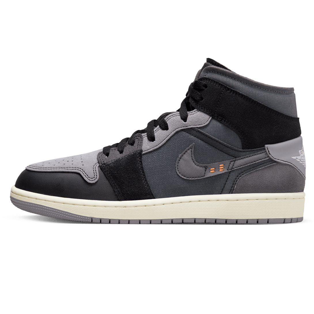 Air Jordan 1 Mid SE Craft 'Inside Out - Black'- Streetwear Fashion - ellesey.com